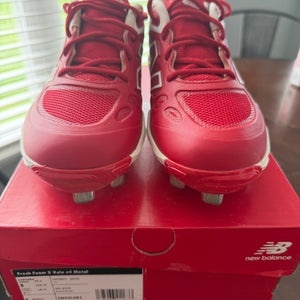 New Balance Fresh Foam Velo X V4 Metal Cleats - Red Women’s Size 8