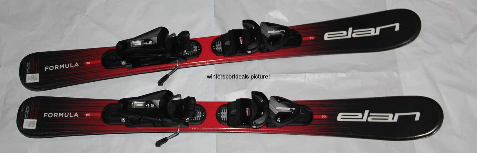 NEW 90cm kids Skis ELAN 2026/27 formula kid skis + Elan size adjustable bindings