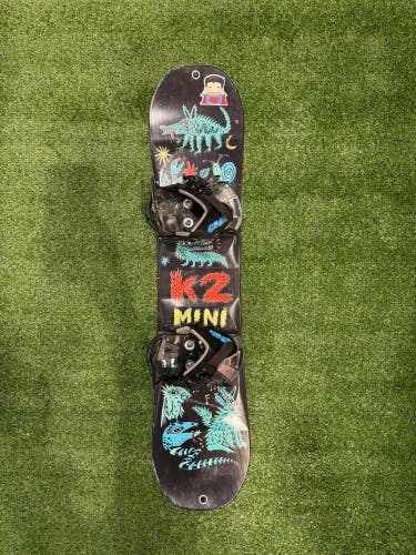 K2 Mini Turbo Snowboard With Bindings Less than 100 cm (Used)