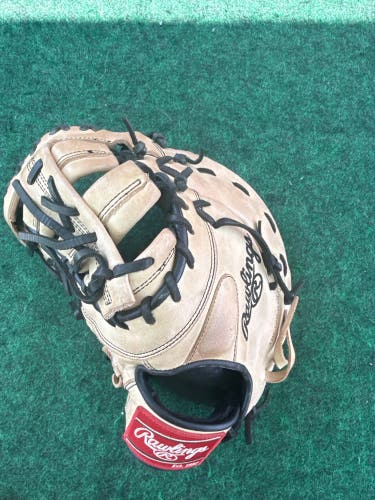 Blonde Rawlings Gold Glove Elite LH First Base Baseball Glove 13" (Used)