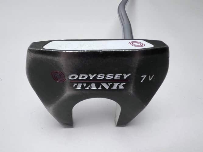 Odyssey Tank 7V Putter 34" SuperStroke Flatso 1.0 Mens RH