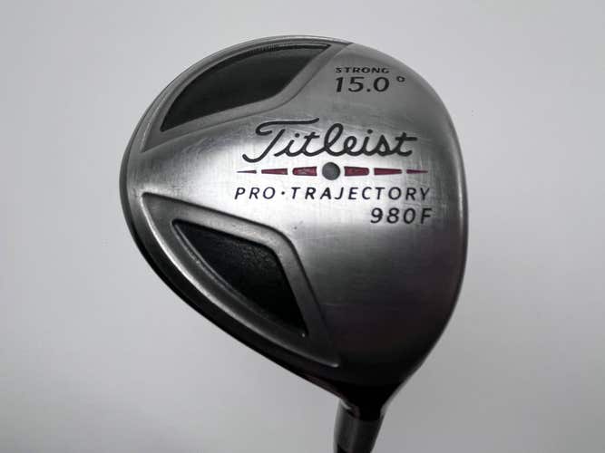 Titleist 980 F Strong 3 Fairway Wood 15* Dynamic Gold S300 Stiff RH DENT