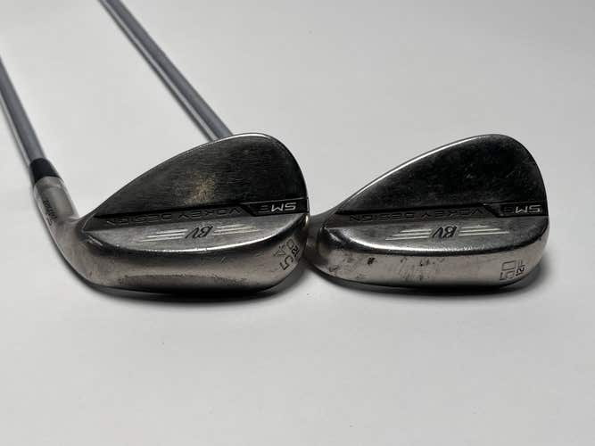 Titleist Vokey SM8 Brushed Steel Wedge Set 50* 12 54* 12 Wedge Steel Mens RH