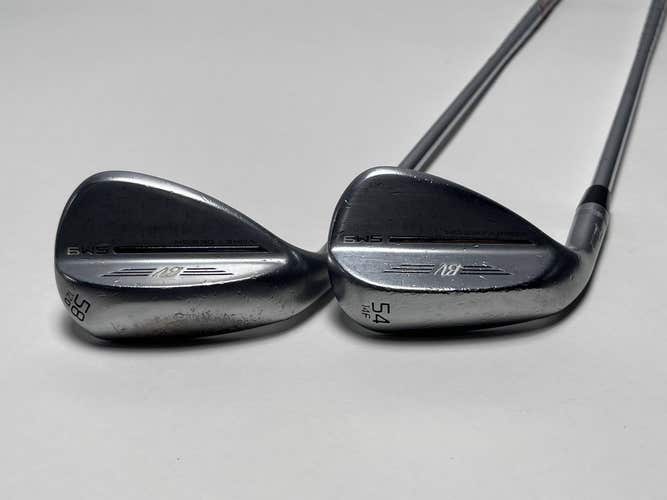 Titleist Vokey SM9 Tour Chrome Wedge Set 54* 14 58* 12 AMT Red R300 Regular LH