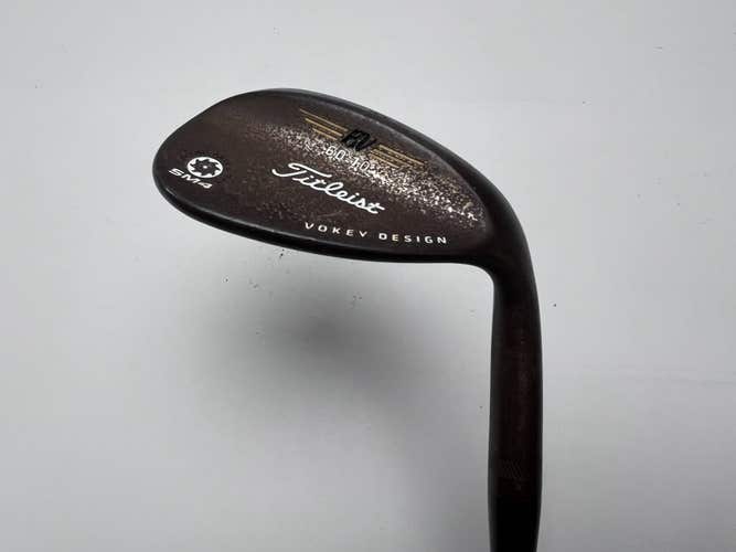 Titleist Vokey Spin Milled SM4 Raw Lob Wedge LW 60* 10 Bounce Wedge RH