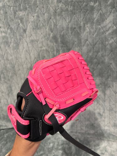 Pink Rawlings Storm RH Softball Glove 10" (Used)