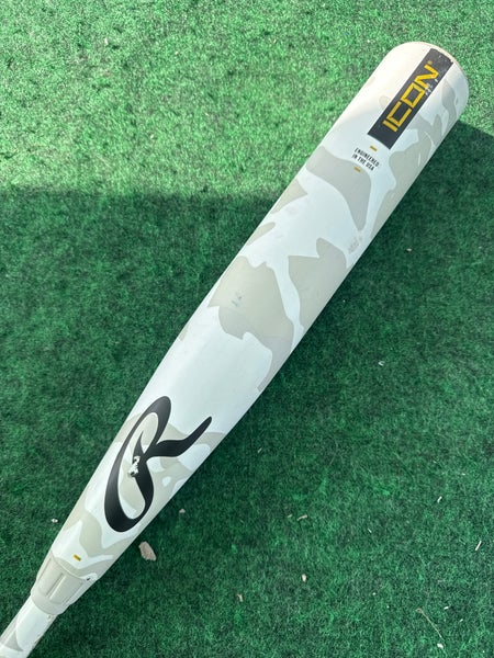 2025 Rawlings Icon Composite Bat USSSA Certified (-8) Composite 23 oz 31" (Used)