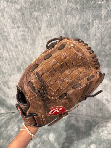 Brown Rawlings Player Preferred RH Pitcher's Baseball Glove 12.5" (Used)