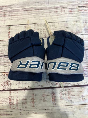 Blue Junior Bauer Vapor Team Gloves 11" (Used)