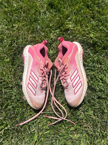 Mother’s day edition Pink Men's Size M 11.0 (W 12.0) Adult Adidas Adizero Low Top Metal (Used)