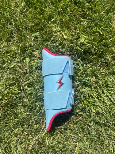 Harrison Bader Bruce Bolt Blue Senior Shin Guard (New) no bag