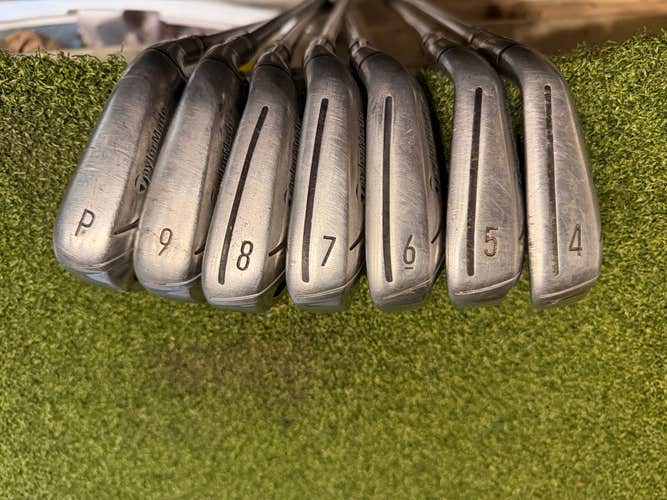 TaylorMade SIM Max OS 4-PW Iron Set, KBS Max Regular Flex, RH