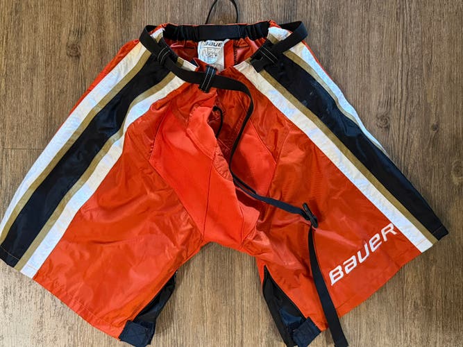 Pro Stock Anaheim Ducks Medium Bauer Pant Shell (Used)