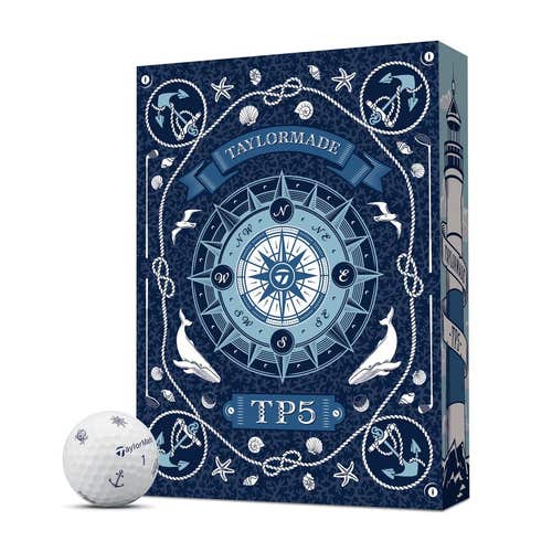 TaylorMade TP5 Pix Sailor's Point Golf Balls- Limited