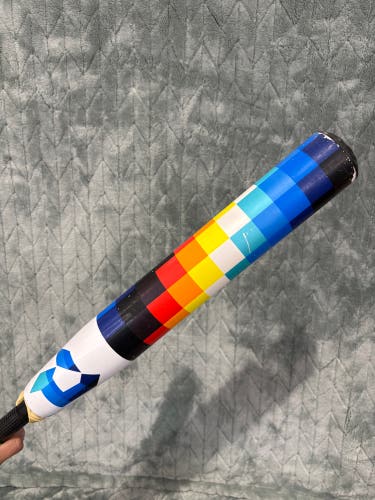 White 2023 DeMarini Prism+ Composite Bat (-11) Composite 19 oz 30" (Used)