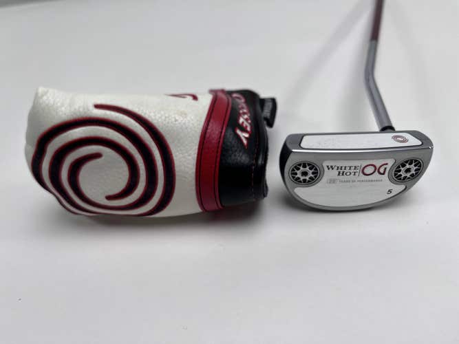 Odyssey White Hot OG Five Stroke Lab Putter 34" SuperStroke Claw 1.0 Mens RH HC