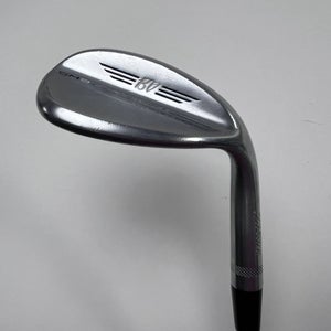 Titleist Vokey SM9 Tour Chrome Lob Wedge LW 60* 12 Bounce D-Grind RH