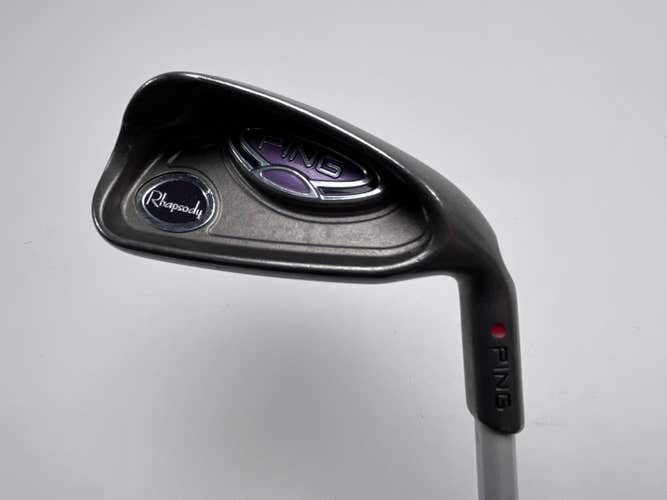 Ping Rhapsody Single 7 Iron Red Dot 1* Flat ULT 129 Ultra Light Ladies RH