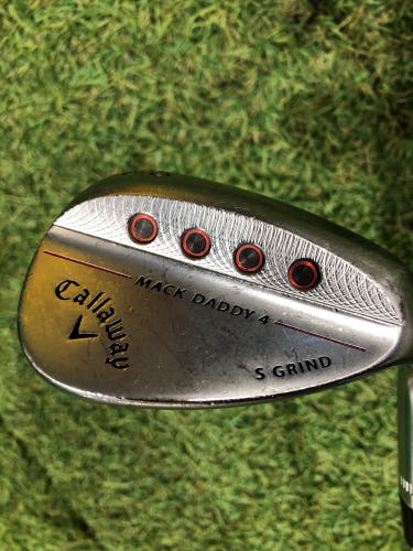 Men's 60° Callaway Callaway Mack Daddy 4 Chrome Wedge - True Temper Dynamic Gold Shaft (Used)