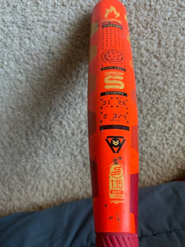 2025 Easton Hype Fire Composite USABat Certified Bat (-5) 26 oz 31" (Used)