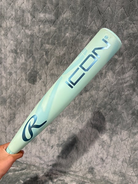 2026 Rawlings Icon Composite Bat BBCOR Certified (-3) Composite 30 oz 33" (Used)
