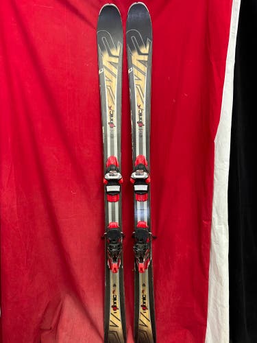 Skis: K2 163 cm All Mountain Skis With Bindings (Used)
