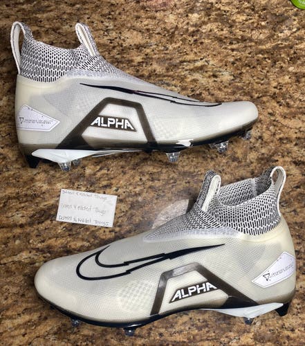 Men Size 16 WIDE Nike Alpha Menace Elite 3 Detachable PE Football Cleats DR5661-100