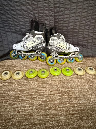 Mission Inhaler WM02 Inline Skates Regular Width Size 6.5 (Used)