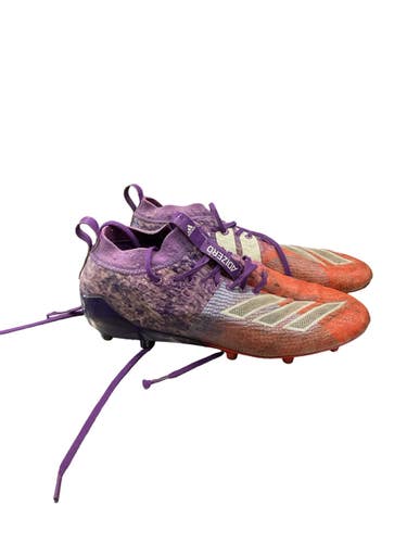 Used Adidas ADIZERO Adult FB Cleats Purple Senior 10 11859-S000032732