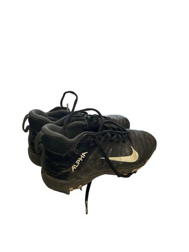 Used Nike ALPHA BB/SB Cleats Black Junior 03.5 11859-S000032726