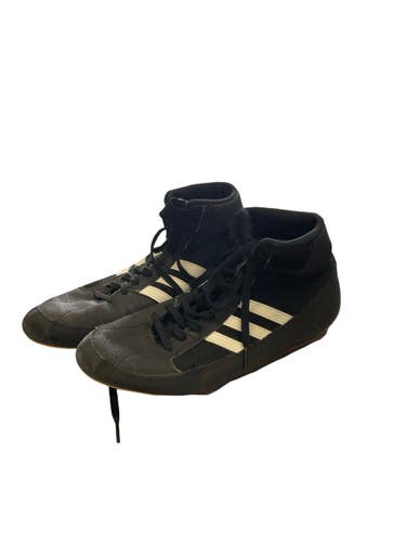 Used Adidas Wrestling Shoes Black Senior 9.5 11859-S000032715