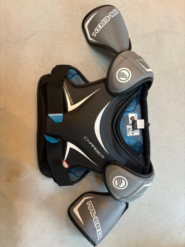 Medium Youth Maverik Charger Shoulder Pads (Used)
