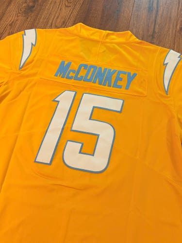 Ladd McConkey Los Angeles Chargers jersey adult medium