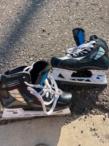 Intermediate True TF9 Hockey Goalie Skates Wide Width 6 (Used)
