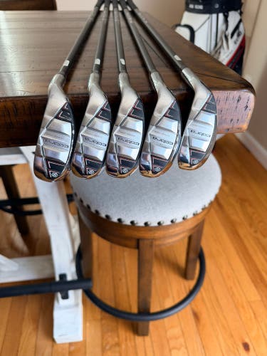 Men's 2023 Cobra Cobra 2023 T-Rail Right Handed Iron Set Stiff Flex Graphite Shaft (Used)