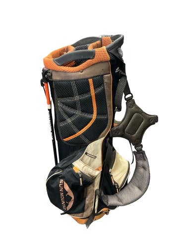 Used Sun Mountain BAG Mens Stand Bag Black And Orange 11859-S000032713