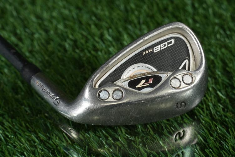 TaylorMade r7 CGB Max Sand Wedge "S" Golf Club REAX Stiff Flex Graphite Shaft RH