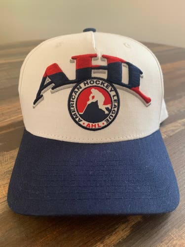 AHL San Jose Barracuda Team Issued White Zephyr Snapback Hat *Read Full Description*