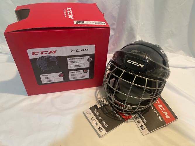 Small Youth CCM FitLite 40 Helmet (New)