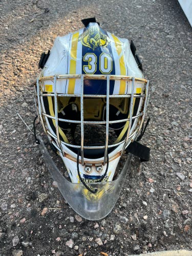 Senior Warrior R/F1 Goalie Mask (Used)