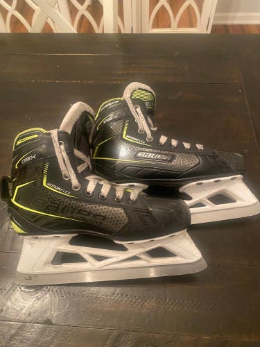 2021 Bauer GSX Hockey Goalie Skates Regular Width Size 4 (Used)