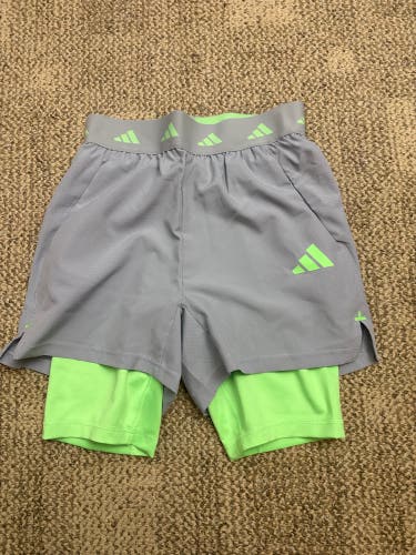Adidas Gym+ 2in1 Shorts Men’s Small New W Tags Slim Fit