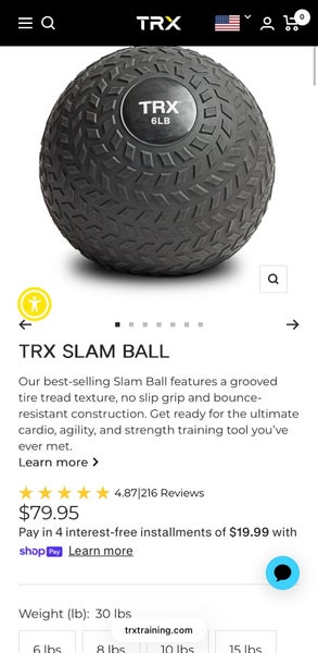 TRX Medicine Ball (New)
