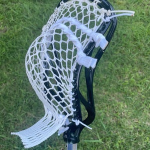ECD ION LACROSSE HEAD PROFESSIONALLY STRUNG w/ Fresh Stringking 5s stringing