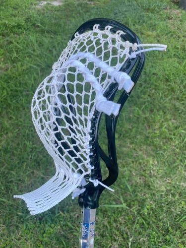 ECD ION LACROSSE HEAD PROFESSIONALLY STRUNG w/ Fresh Stringking 5s stringing