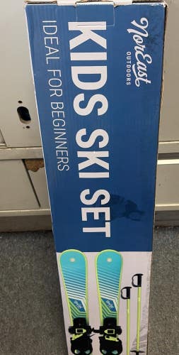 Brand New NorEast Outdoors Kids Ski Set 69cm Ages 4 +
