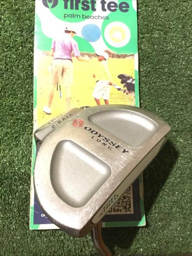 Odyssey White Hot 2-Ball Long Putter 45.5 Inches (RH) *VGC* Broomstick Handle