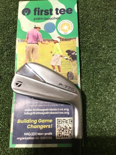 Taylormade 2023 P-770 Forged 6 Iron X-Stiff Project X LZ 125g Steel (37.5)