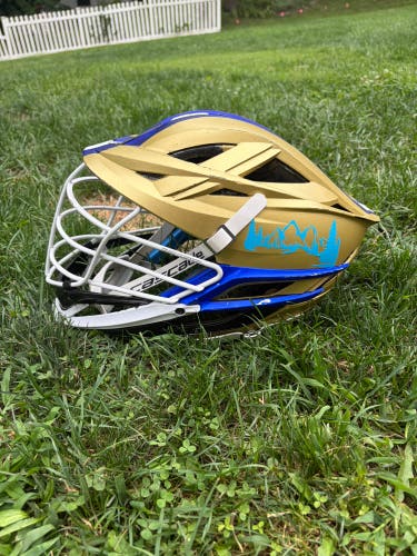 Cascade XRS Lacrosse Helmet - Gold Helmet (Retail: $399)