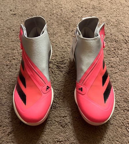 NEW Adidas Adizero Impact+ TPU Baseball Cleats IF3353 Pink Size 8.5